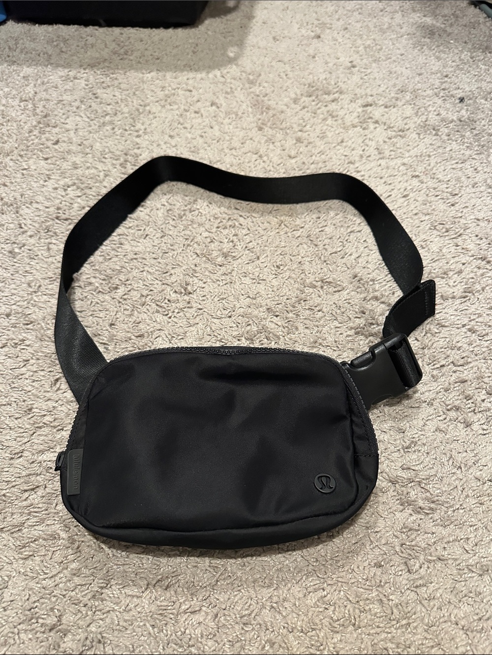 lululemon athletica Black Nylon belt bag
